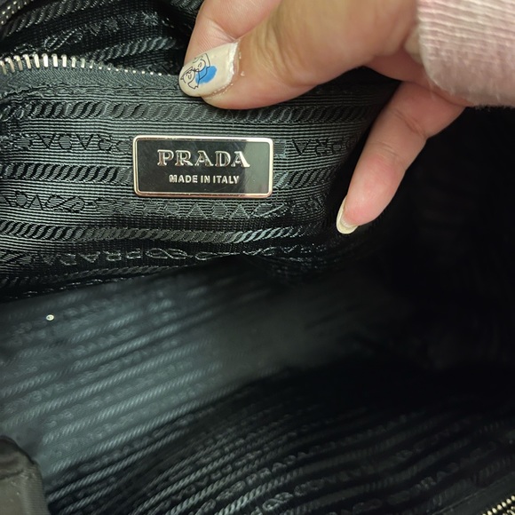 Black Prada Tessuto Nappa Bow Tote - Picture 10 of 10